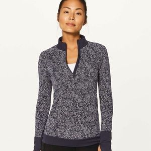 Lululemon rest less half zip size 6